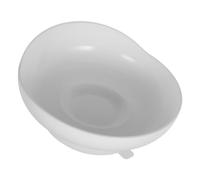 HOLIDYOYO Suction Cup Adaptive Bowl for Elderly Disabled Non Slip Spill Self Feeding Tableware Leakproof Dining Aid for Enhanced Autonomy Cleanliness White