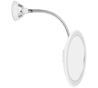 HOLIDYOYO Suction Cup Makeup Mirror Magnifying Cosmetic Mirror 10x round White ABS Glass Swivel Rotating for Professional Makeup Artists and Bathroom