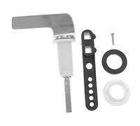 HOLIDYOYO Toilet Flush Handle Replacement Kit Durable Toilet Tank Lever for Front Side Angle Mount Tanks Easy to Install for Bathroom Home Hotel Use