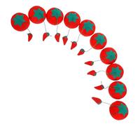 HOLIDYOYO Tomato Pin Cushion Sewing 10Pcs PP Cotton Cute Needle Cushion Tool for Teenagers and Craftsmen