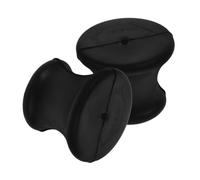 HOLIDYOYO Tuning Fork Holders 2pcs Rubber Energy Channeling Accessories Black Resonating with Crystals for-the-go Use for Meditation and Sound Therapy for-the-go Use with Tuning Fork Instruments