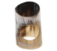 HOLIDYOYO Unique Cow Horn Wine Utensil Base Antique Style Display Holder for Cups Multifunctional Decor for Home Bar and Hotel Use
