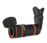 HOLIDYOYO Universal 8x Telephoto Long Focus Lens for Mobile Phone with Wear Resistant Abs Material, Compatible as Smartphone Zoom Lens Attachment, for Tourism and Animal Lovers Photography