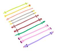 HOLIDYOYO USB Cable Winder 12pcs Cartoon Silicone Earphone Holders Headset Organization Function for School and Travel