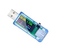 HOLIDYOYO USB Voltage Wattmeter with LCD Display Portable USB Tester for Chargers Power Banks Cables Real Capacity Energy Monitoring Plug and Play Compact Design