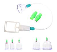 HOLIDYOYO Vacuum Cupping Tool Set with Thickened Suction Cups, Foam Packaged Body Cupping Therapy Device for Home Massage and Pain Relief, Healthy Beauty Tool for Relaxation