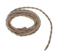 HOLIDYOYO Vintage Braided Hemp Cable Electrical Wire Cord for Pendant Lamp DIY Lighting Industrial Style Power Cord for Floor Wall Lights