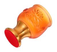 HOLIDYOYO Vintage Elegant Alloy Spiritual Worship Goblet Compact Portable Decorative Offering Cup for Home Temple Rituals Easy to Clean Miniature Drinking Cup