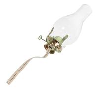 HOLIDYOYO Vintage Glass Lamp Shade Kerosene Lamp Holder Set with Windproof Chimney Replacement Shade for Antique