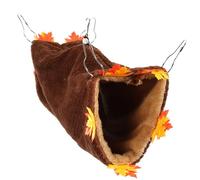 HOLIDYOYO Warming Channel for Hamster Tunnel Supple Hammock Pendant for Small Pets Hiding Tunnel Plush Material for Hamster Cage Tubes
