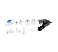 HOLIDYOYO Water Line Connector Kit, Ice Maker Easy Installation for Home Appliances White Pom Material, Safe to Use with Fast Connection for Coffee Machines and Ice Machines