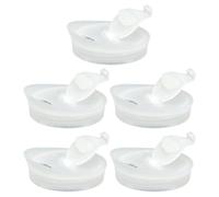 HOLIDYOYO Water Pitcher Lids Replacement: 5pcs Glass Carafe Lids Covers with Drain Classic Water Jug Plastic Bottle Stoppers for Juice Glass Bistro Pitcher B