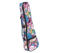 HOLIDYOYO Waterproof Ukulele Guitar Bag Ukulele Storage Case with Padded Shoulder Strap, Convenient to Carry Lightweight Plastic Material Suitable for Guitar for Family and Friends