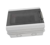 HOLIDYOYO Way Circuit Breaker Distribution Box with Lockable Side Door Transparent Window Rated Enclosure Din Rail for Residential and Commercial Ev Charging Pile Power Distribution