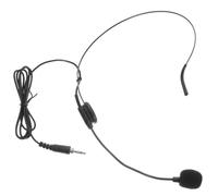 HOLIDYOYO Wired Headset Microphone for Lectures and Public Speaking Comfortable Head Mounted Mic Compatible with Audio Devices and Voice Amplifiers Design for Presenters and Performers