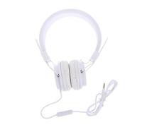 HOLIDYOYO Wired Over Ear Gaming Headphones with Stereo Bass for Computer and Phone Stable Sound Transmission Delay Play White Headset for Gamers and Friends Birthday Gift