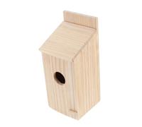 HOLIDYOYO Wooden Bird Nest Breeding Box Parakeet Cage House Wood Nesting Box for Sparrows Parrots Birdhouse Garden Decor Diy Bird Nest