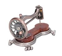 Holigie 1:12 mini Dollhouse Sewing Machine,Victorian Style Dollhouse Accessories Metal Handmade kit Suitable for Miniature Model Lovers and Model Train Lovers