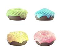 Holigie 4 Pcs Pet Cage Doughnut, Shape Long Lasting Aromatic Pet House Deodorization Fragrance For Cat Litter Box