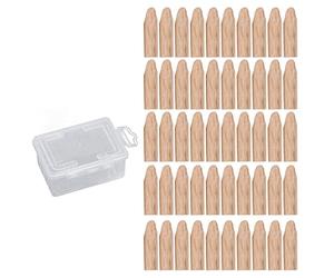 Holigie 50Pcs Pocket Hole Plug 9.5mm Wooden Dowel Jig Accessory Part Set Kit for Woodworking (Oak)