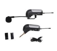 Holigie Clip on Microphone, UHF Wireless Accordion Instrument Mic with Receiver, 30m Transmission Range and 6 Hours Working Duration