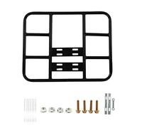 Holigie Food Delivery Box Rack Rear Grille 80kg Loading Seamless Steel Tube Universal for Motorcycle Electric (Type 2 48/38)