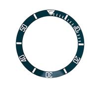 Holigie Four Color Ceramic Bezel Replacement Set,Scratch Bezel Parts unidirectional Rotation Suitable for All Types of Watches (Verde de té)