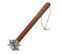 Holigie Spikey Ball Hammer,with Wooden Handle Stainless Steel Multifunctional Unique Shape Decorative Hammer Ornament for Car Home Hand Tools Home/Office Decor, Gifts for Men
