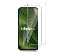 Holilo Fairphone 6 5G Screen Protector for Tempered Glass, Pack of 2, No-Bubble Anti-Scratch, Ultra Clear, 9H Hardness, Screen Protector, Tempered Glass Screen Protector