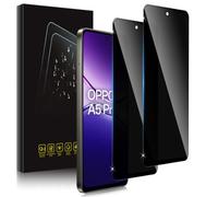 Holilo For OPPO A5 Pro 4G/5G Anti-Spy Privacy Screen Protector for Tempered Glass, Pack of 2 Privacy Screen Protectors, Black Edge Privacy Protective Glass