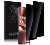 Holilo For Realme GT7/GT 7T Privacy Screen Protector for Tempered Glass, Pack of 2, Anti-Spy Privacy Screen Protector Protector, Black Edge Privacy Protective Glass