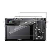 Holilo For Sony Alpha A6600 A6000 A5000 A6300 NEX-7 NEX-3N NEX-5 NEX-6L Accessories【3 Pieces】 Tempered Glass Screen Protector, Anti-scratch Glass Screen Protector