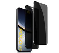 Holilo For Xiaomi Poco F7 5G Privacy Screen Protector for Tempered Glass, Pack of 2, Anti-Spy Privacy Screen Protector Protector, Black Edge, Privacy Protective Glass