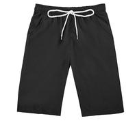 Holimaid Boys Swim Trunks Quick Dry Swim Shorts Boys Beach Board Shorts with Drawstring for Swimming Bathing (Black, 8-9 Years)