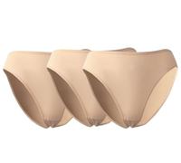 Holimaid Girls Knickers for Dance Ballet Underwear High Cut Cotton Breathable Seamless Comfortable Underwear for Active Lifestyles (UK, Age, 6 Years, 7 Years, Regular, 3, Nude)