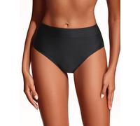 Holipick Women Bathing Suit Bottoms - High Waisted Bikini Bottoms Full Coverage Tummy Control Swim Bottom, Black 1, 18 Plus