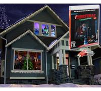 HoliScapes AtmosFX® Christmas Digital Decoration USB, 7 Scenes, Translucent Matte Screen, Wall Mount