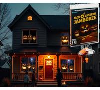 HoliScapes AtmosFX Halloween Digital Decoration USB - Jack-O-Lantern Jamboree