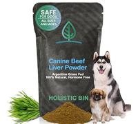 Holistic Bin Canine Beef Liver - Gut Health, Wellness Protection, Energy, Vitality, and Shiny Coat - Superfood for Dogs - Rich in Nutrients, Vitamins & Minerals - 50 Grams