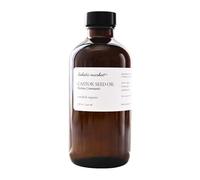 Holistic Market Co. Castor Oil 8oz Certified Organic Cold Pressed Hexane Free Glass Bottle Extra Virgin Premium Quality 100% Pure For Use In Castor Oil Packs
