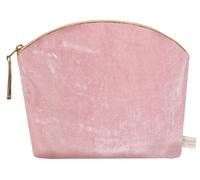 Holistic Silk - LAVENDER MAKE UP BAG ROSE SILK VELVET - Toiletry Bag