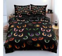 Holiyjog Kawaii Cat Duvet Cover Full Size Soft Comforter Cover with Cartoon Print Cute CatBedding for Girls Cozy Cat Bed Set