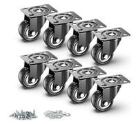 HOLKIE 50mm Furniture Castor Wheels without Brake丨Total Capacity 500kg