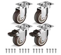 HOLKIE Castor Wheels 50mm Castors for Furniture wi