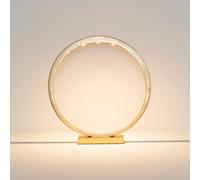 Holländer Asterisco LED table lamp ring design gold dimmer