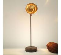 Holländer Beautiful table lamp Schnecke Gold made of iron