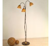 Holländer Impressive floor lamp SNAIL 3-bulb brown-gold