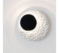 Holländer Infinity LED wall light in silver, Ø 26 cm