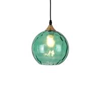Holländer Lucca pendant light 1-bulb glass lampshade green
