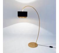 Holländer Meteor floor lamp, gold-coloured, height 169 cm, iron